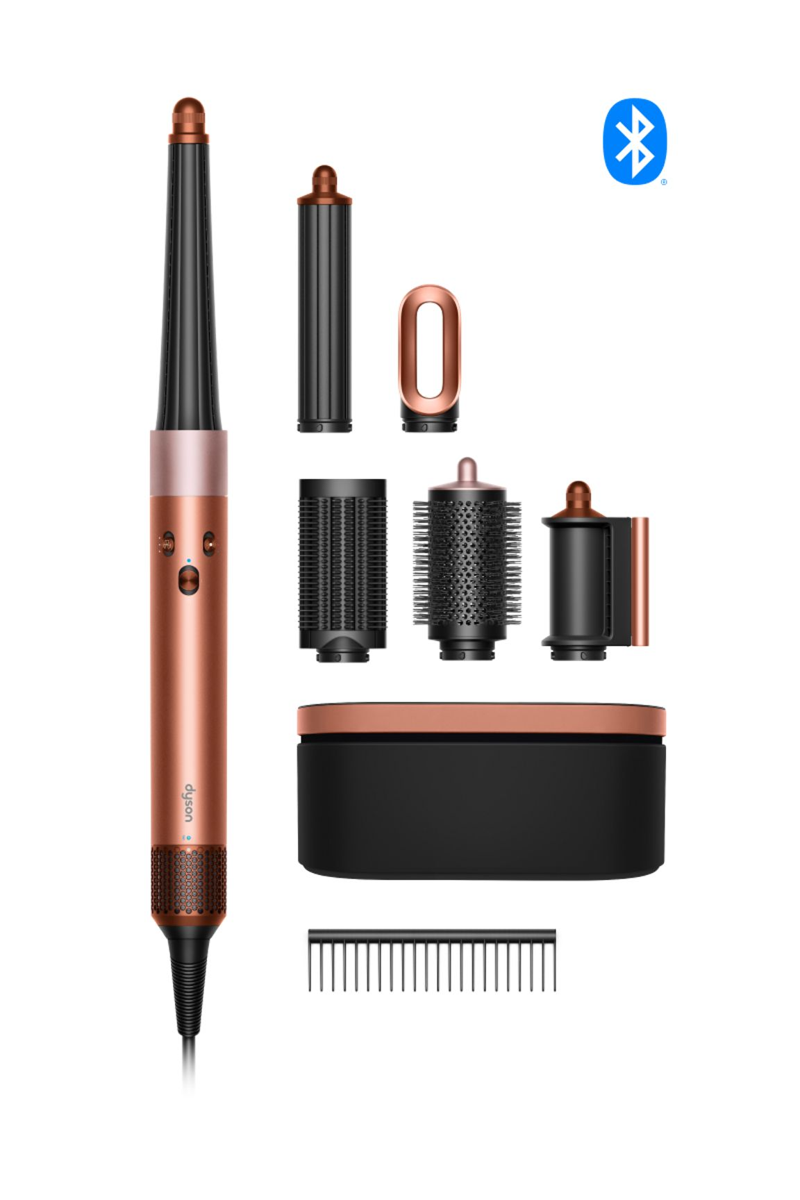 Multi-styler Dyson Airwrap i.d.™ - cheveux raides à ondulés (Soie ambrée)
